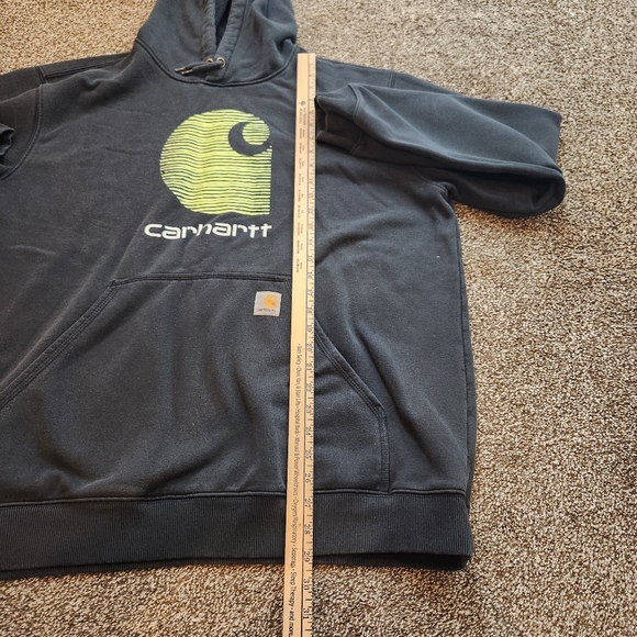 Carhartt Rain Defender Loose-Fit Midweight "C" Logo Hoodie Size XL - Picture 6 of 6
